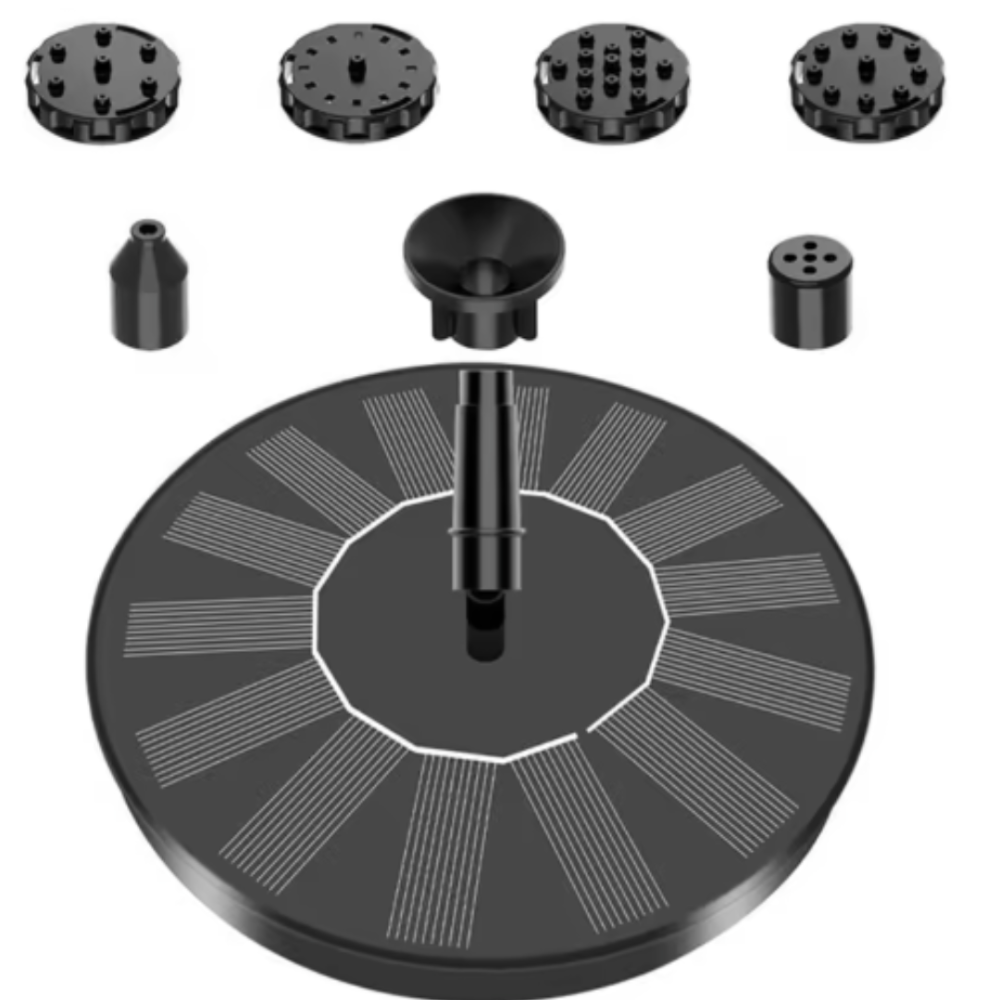 Solar Springbrunnen Pumpe für Garten & Vogelbad – kabellos, umweltfreundlich & einfach installiert | Solarbrunnen für Terrasse, Teich & Outdoor