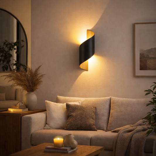 Moderne LED Wandleuchte Außen IP65 – 10W Up Down Wandlampe aus Aluminium – LED Außenwandleuchte für Haus, Hotel & Flur