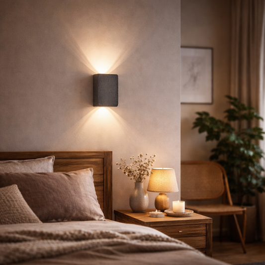 LED Wandleuchte Up Down – Moderne Aluminium Wandlampe IP65 – 6W Warmweiß für Innen & Außen