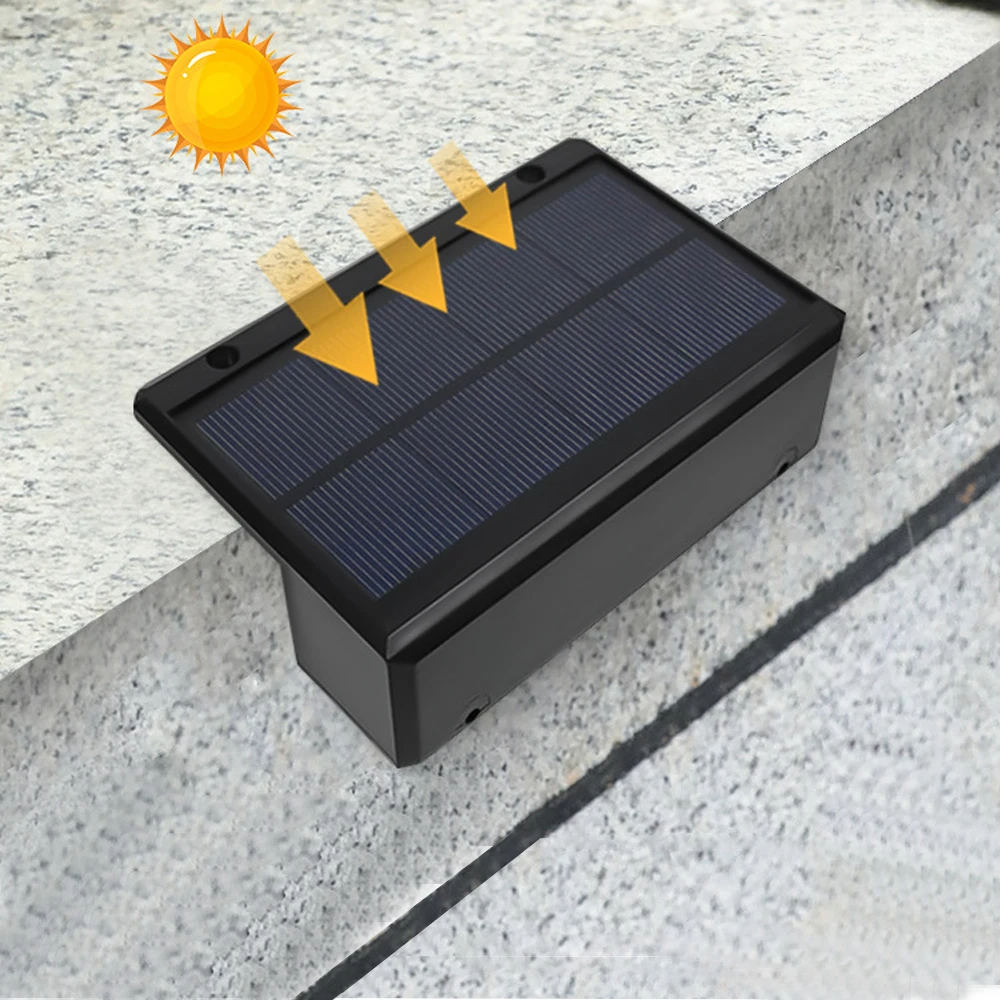 Vialux™ | Solarbetriebene Designlampe für Außenwände.