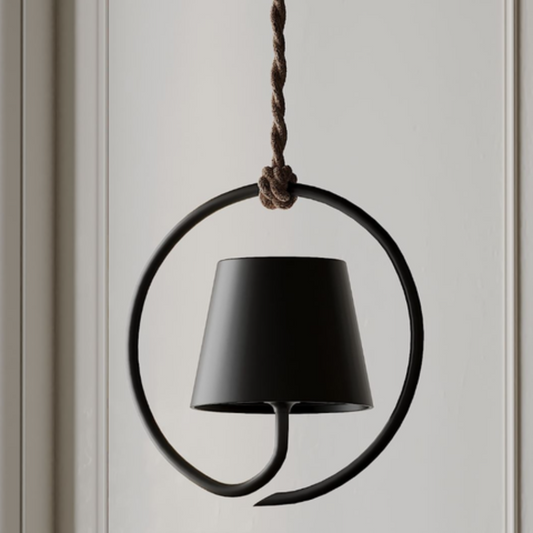 Moderne Schwarze Hängeleuchte – Minimalistische Pendelleuchte aus Metall | Design Lampe für Wohnzimmer & Esszimmer