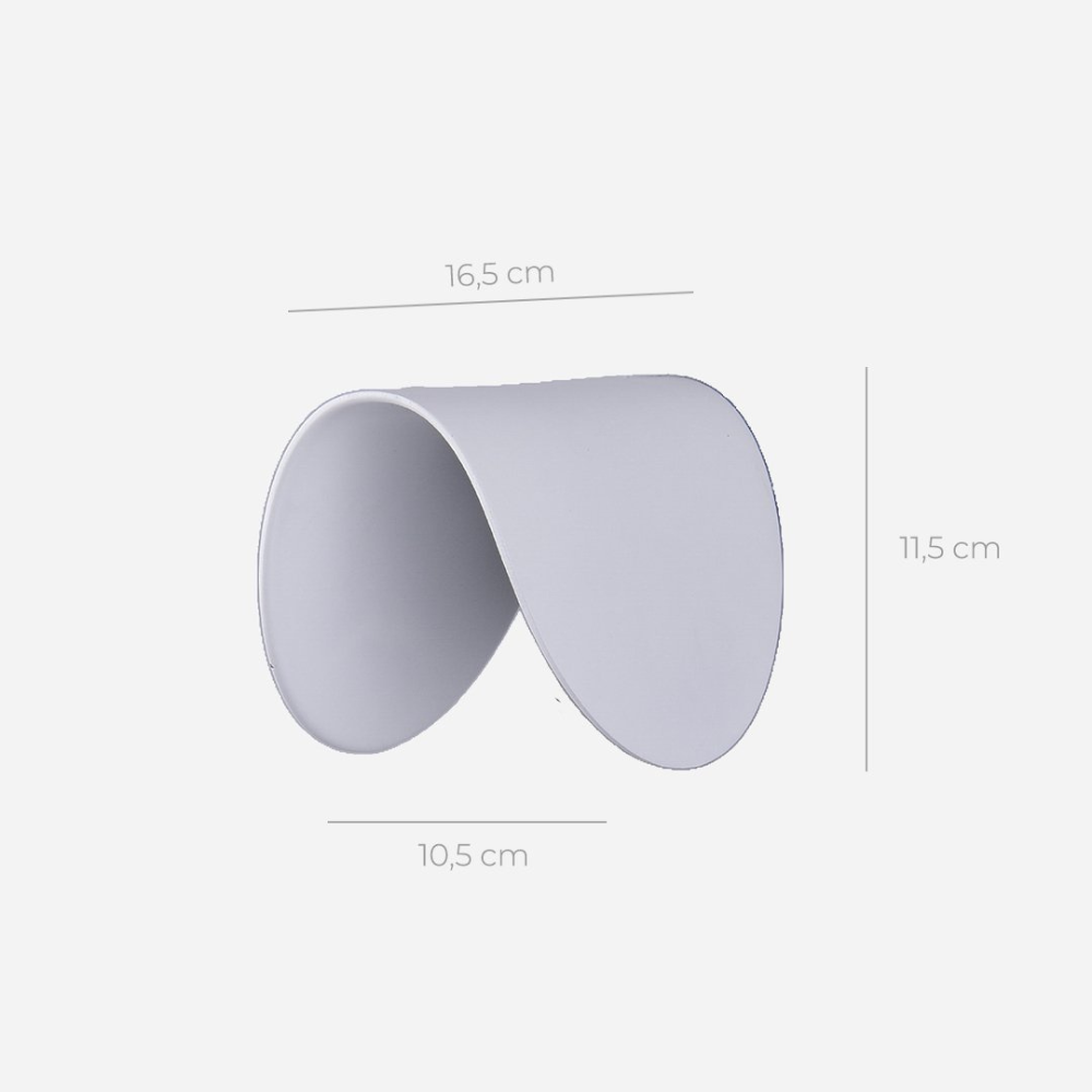 Moderne LED Wandlampe Innen – Up & Down Wandleuchte für Wohnzimmer, Flur & Küche, Schwarz/Weiß