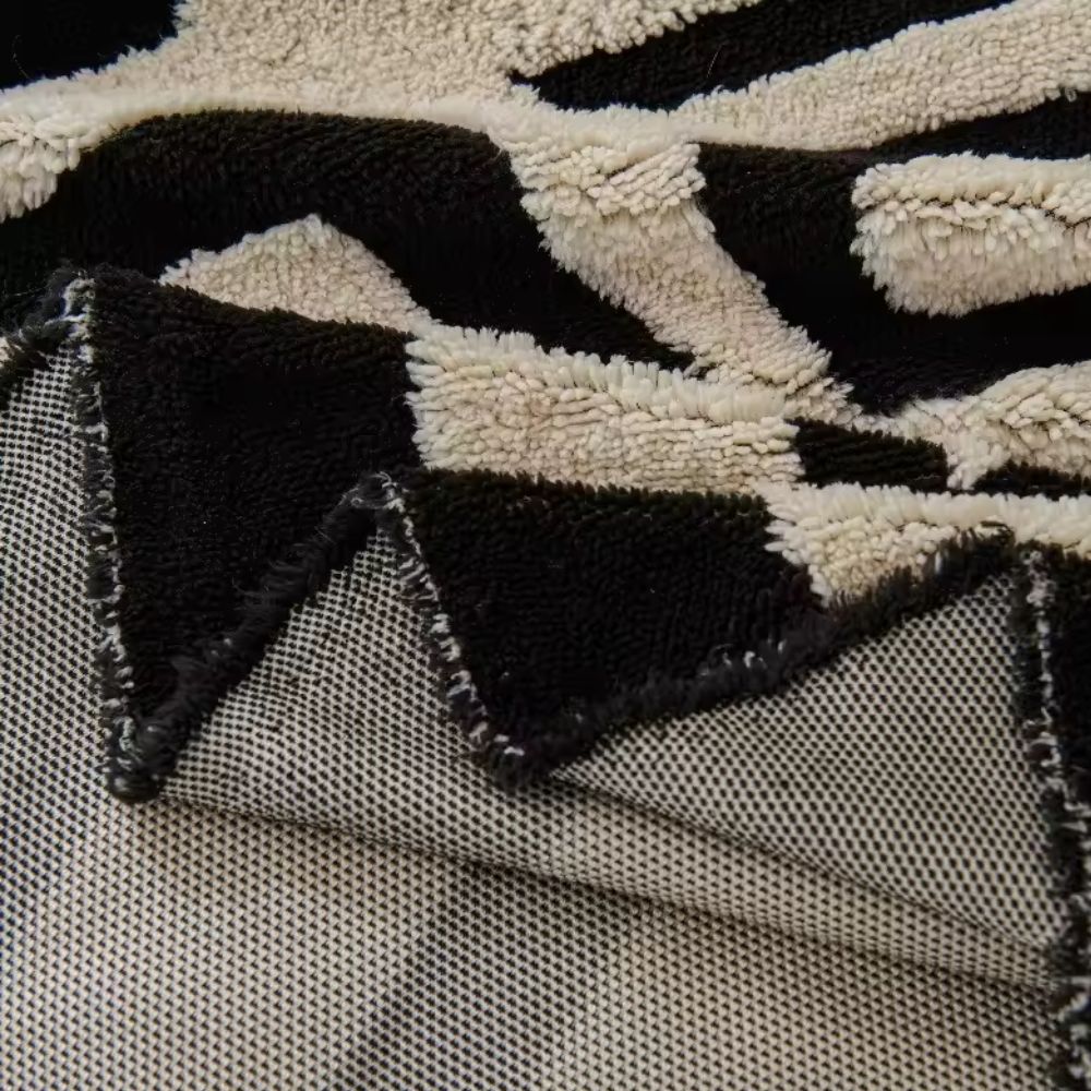 Jacquard-Sofadecke mit Labyrinthmuster