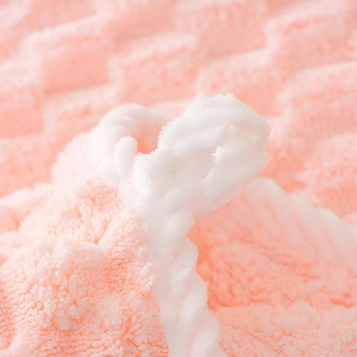 Set aus 2 Fleece-Handtüchern