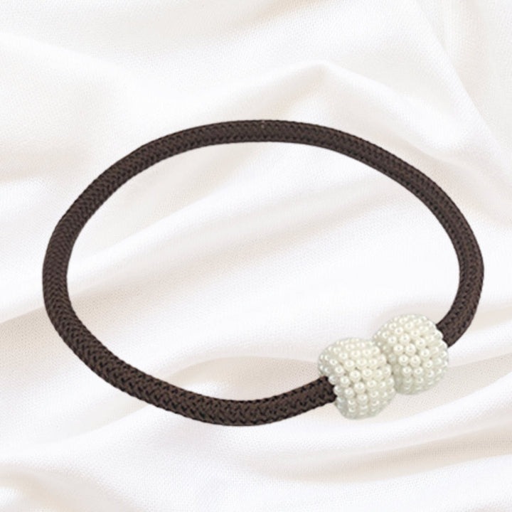 Magnetische Raffhalter mit Schmuckperlen, 2er-Set