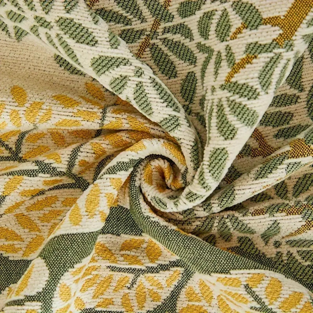 Chenille-Sofawurf mit Waldmuster