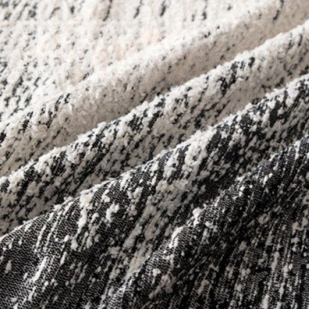 Einfarbiger Chenille-Sofawurf in Naturton