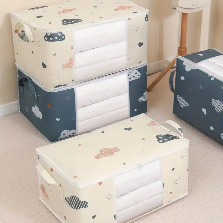 Aufbewahrungstasche aus Baumwolle und Polyester fürs Kinderzimmer