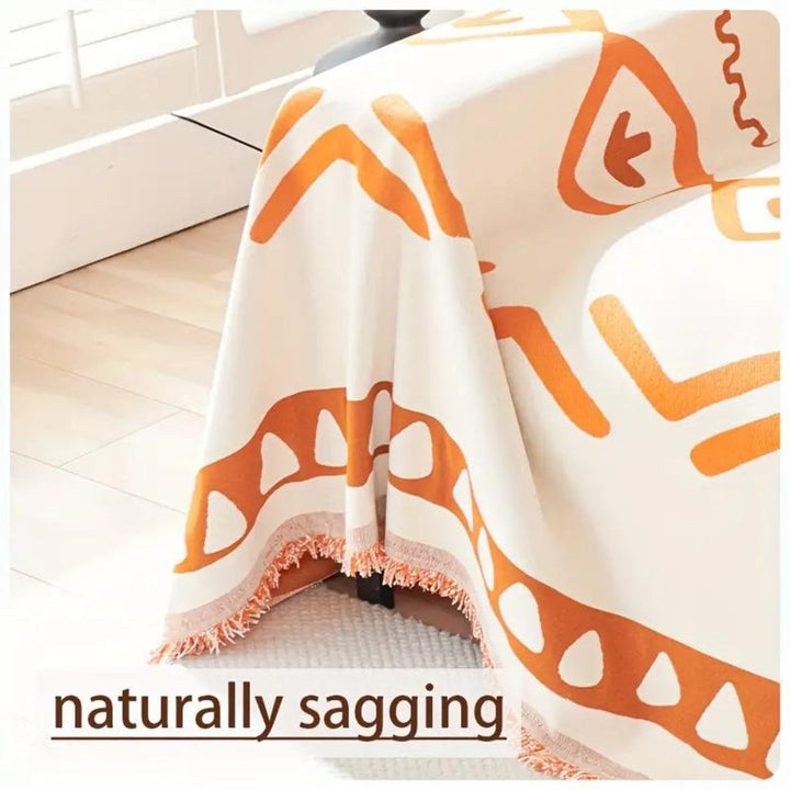 Wendbarer Boho-Sofaüberwurf