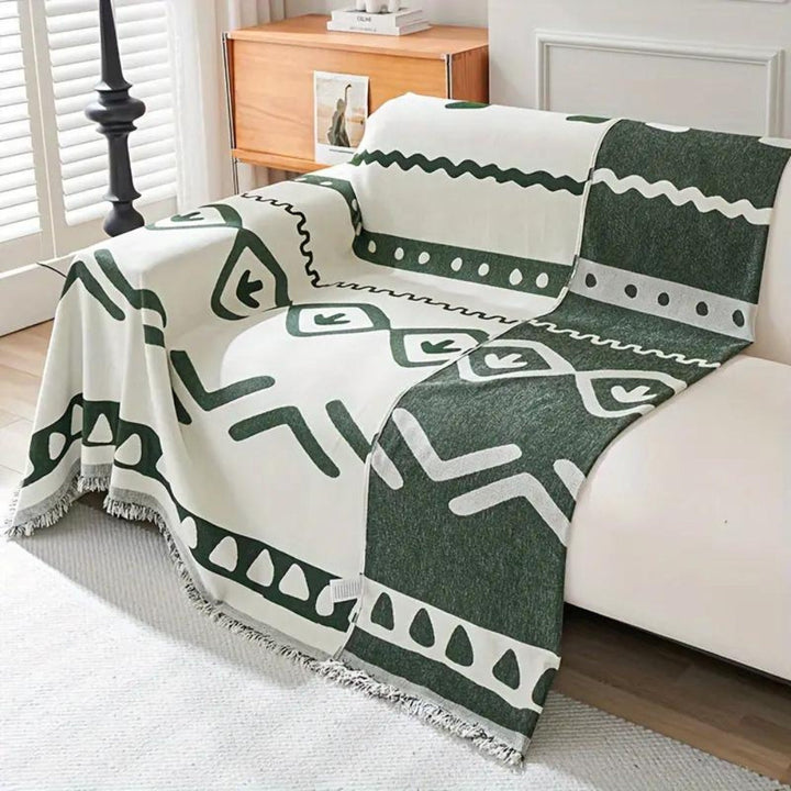 Wendbarer Boho-Sofaüberwurf