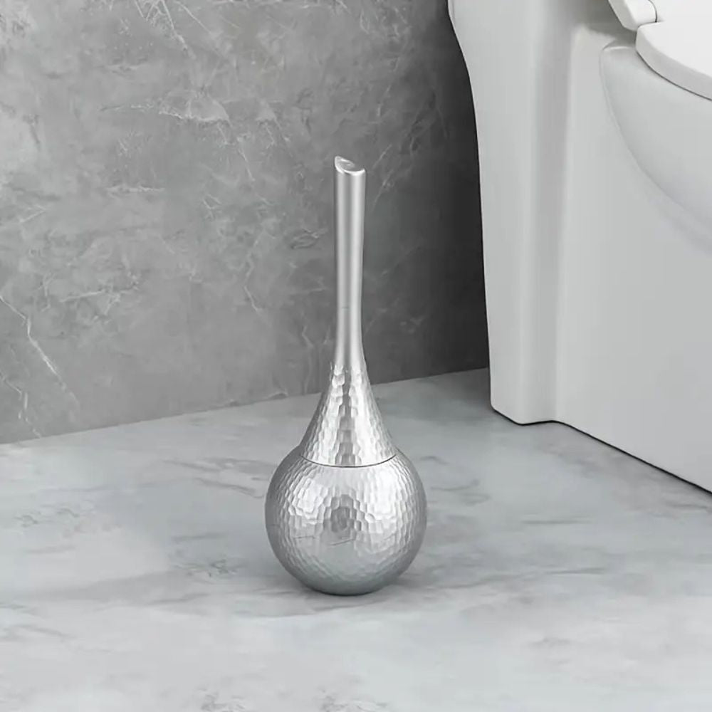 Elegante WC-Bürste mit Behälter