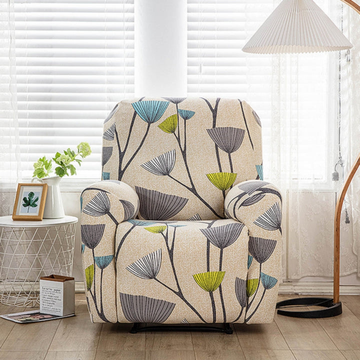 Sesselbezug mit Blumenmuster, elf Motive