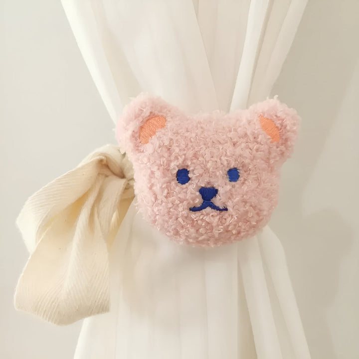 Vorhanghalter aus Plüsch in Teddybärform fürs Kinderzimmer