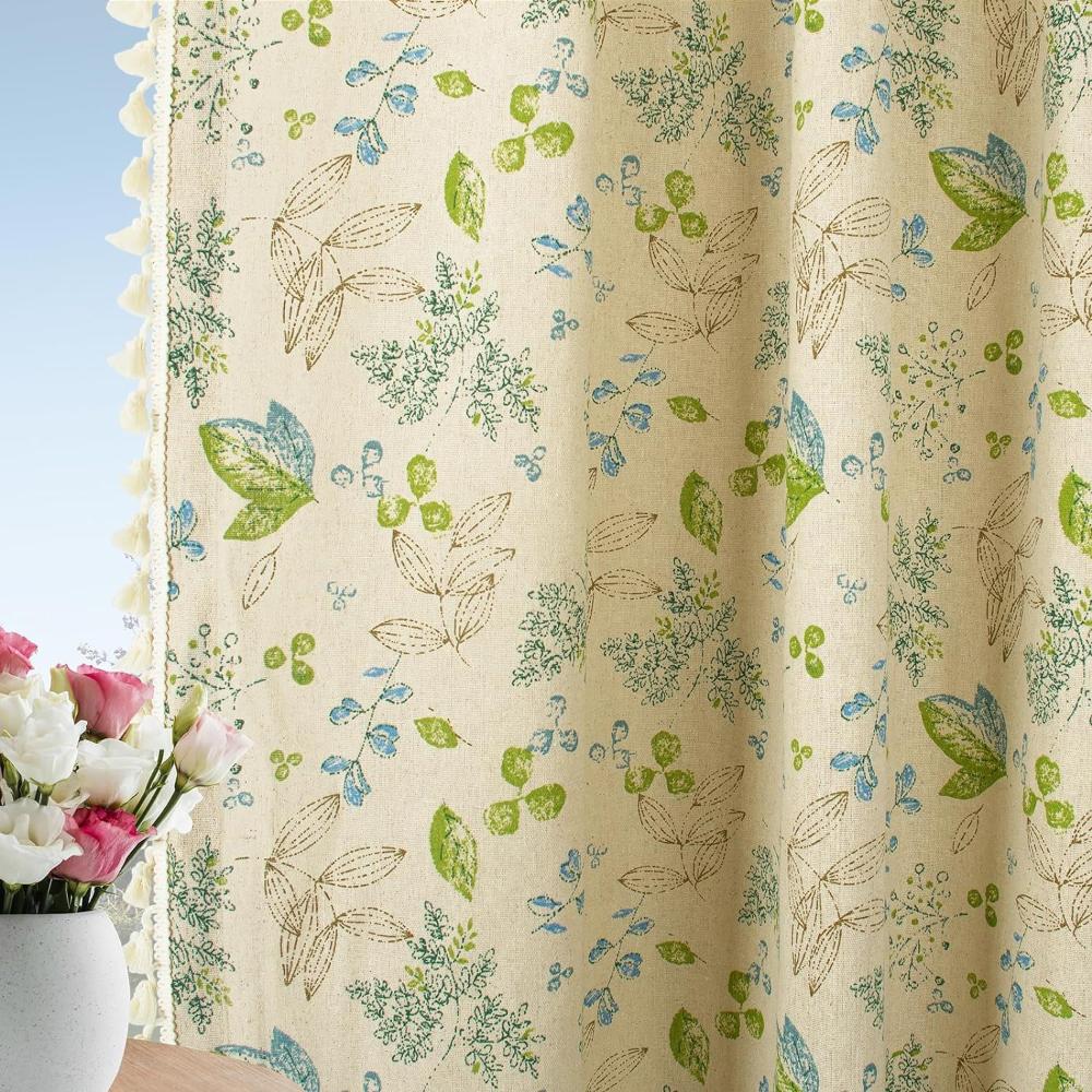 Verdunkelungsvorhang mit Wildblumen