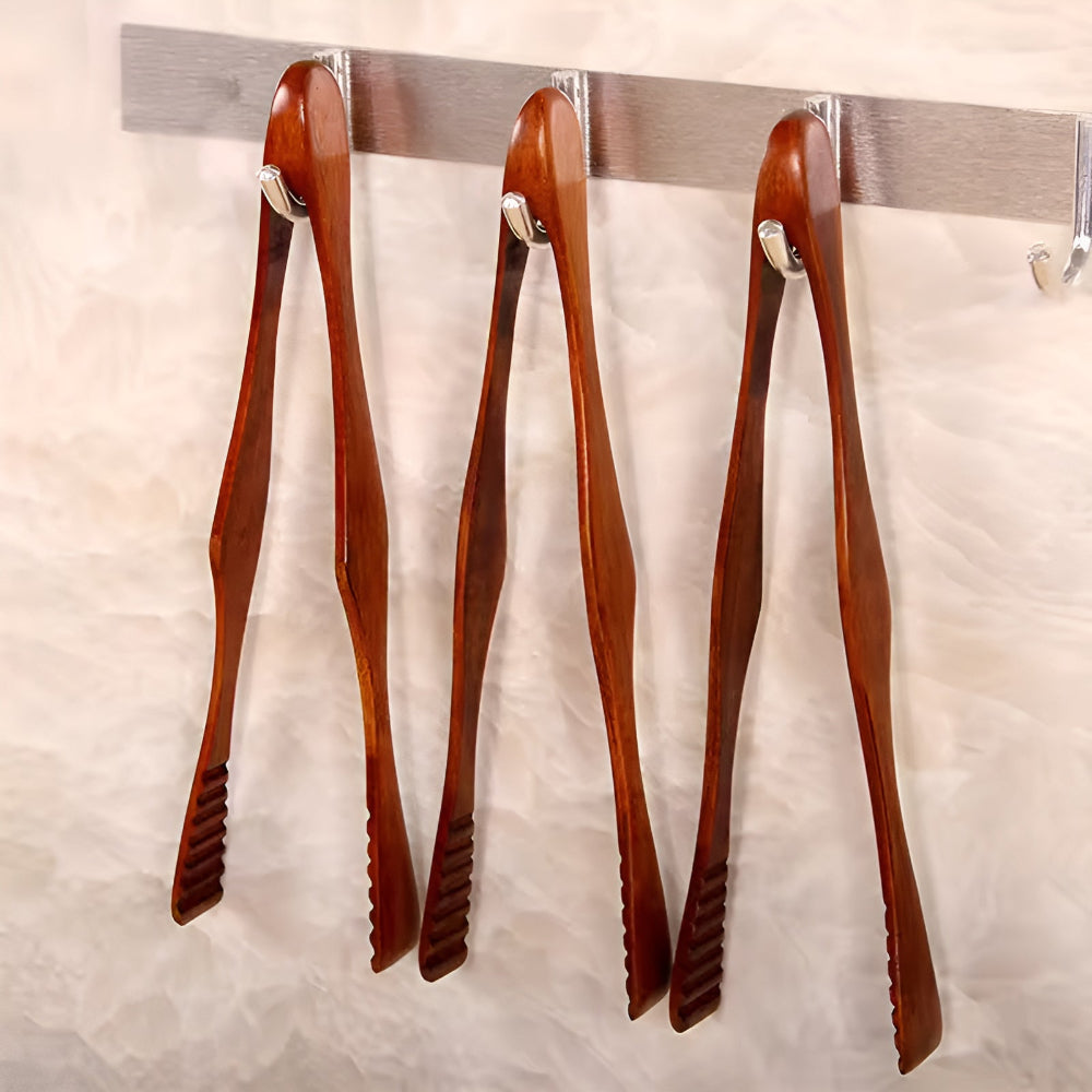 Küchenzange aus Holz, hitzebeständig
