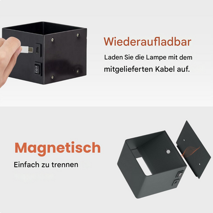 LED Wandleuchte Up & Down – Moderne Außen- & Innenwandleuchte, Warmweiß, Aluminium, Energiesparend