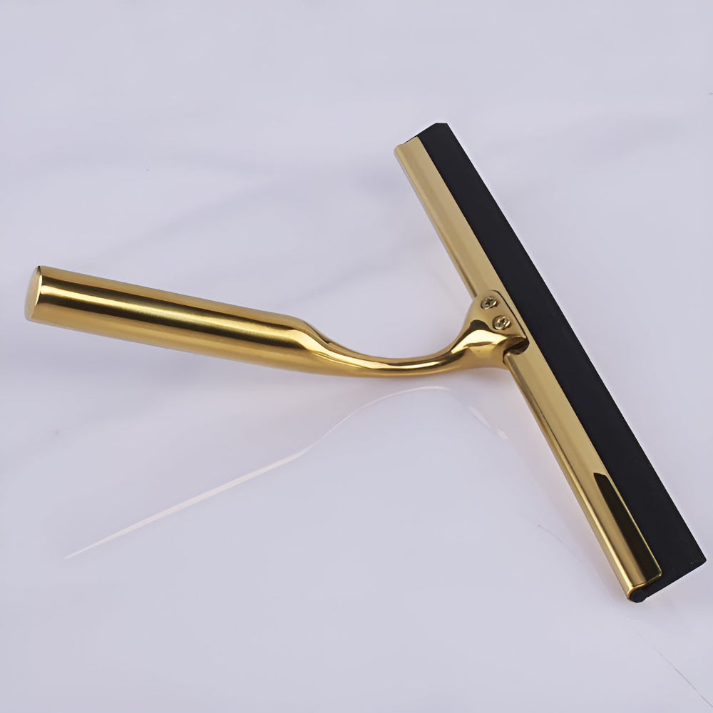 Duschabzieher aus Edelstahl, goldfarben