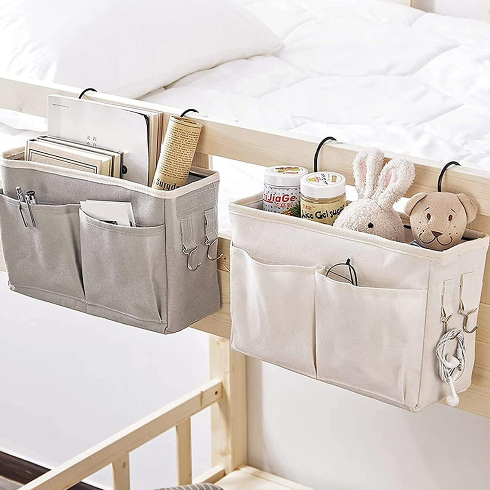 Hängender Bett-Organizer mit Taschen