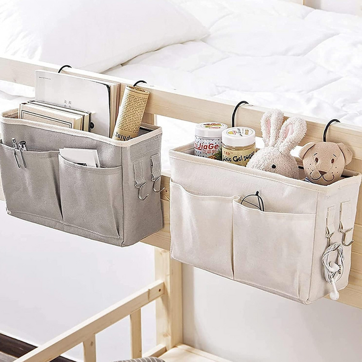 Hängender Bett-Organizer mit Taschen