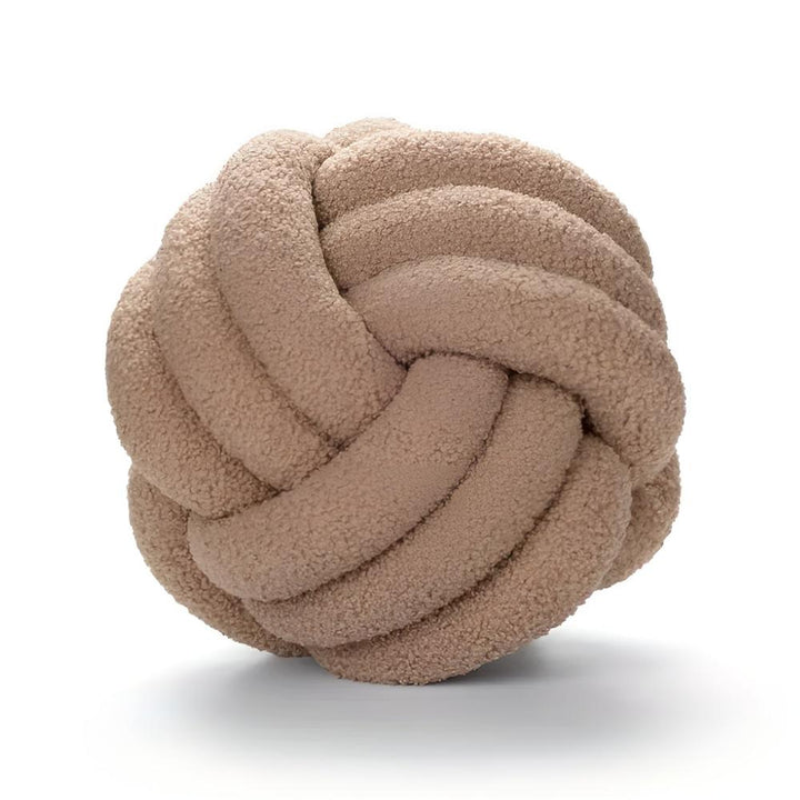 Bouclé-Knoten-Kissen in Blumenform – Ansicht 12