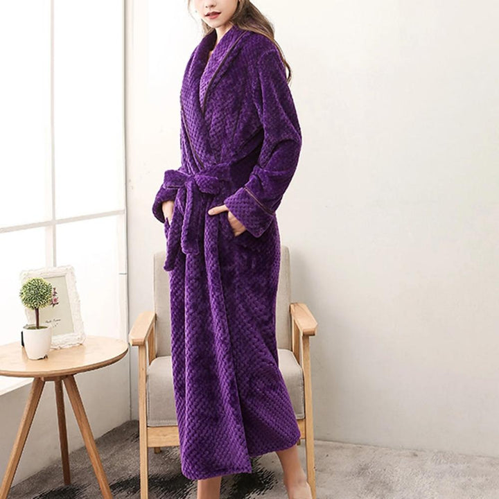 Unisex-Bademantel aus Fleece