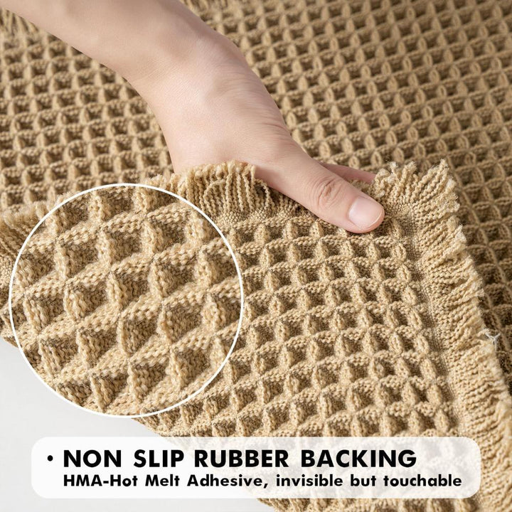 Badteppich mit Waffelstruktur