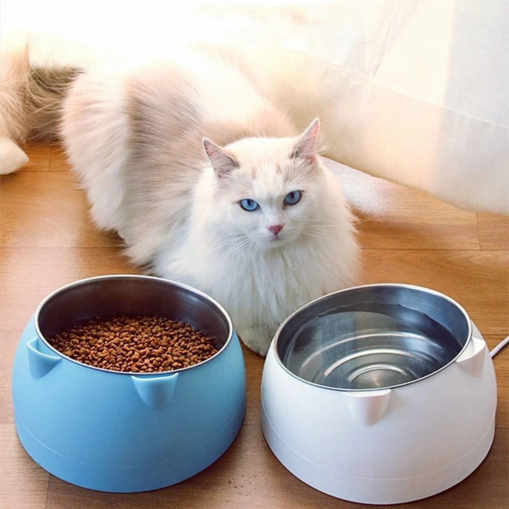 Erhöhter Katzennapf in Katzenform