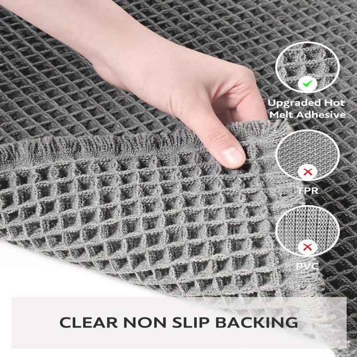 Badteppich mit Waffelstruktur