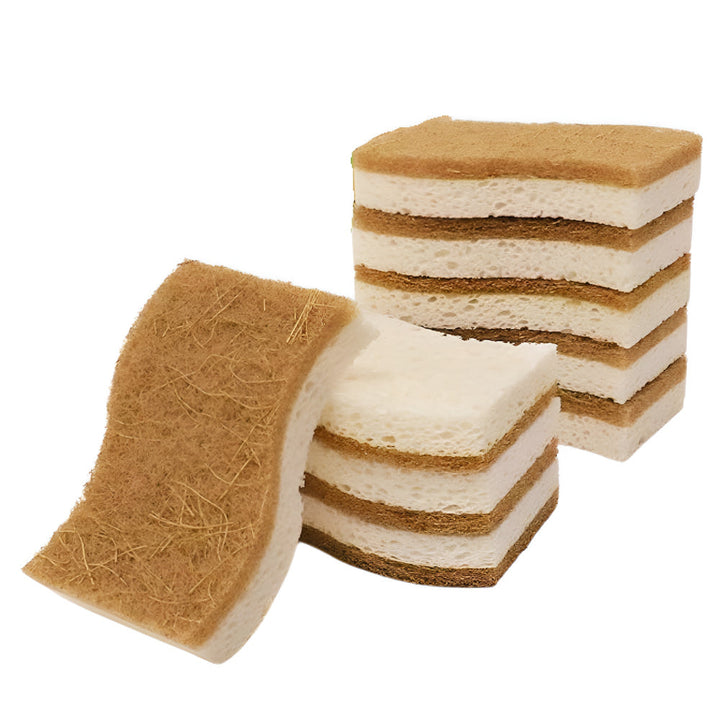 Schwämme aus Zellulose und Kokosfaser