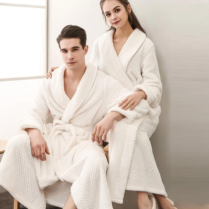 Unisex-Bademantel aus Fleece