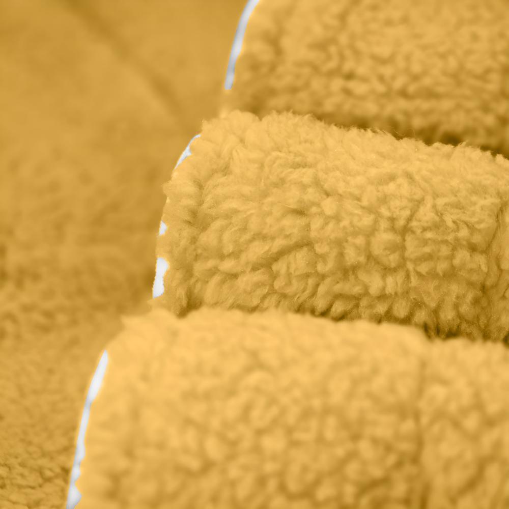 Bademantel aus Fleece mit Sherpa-Futter