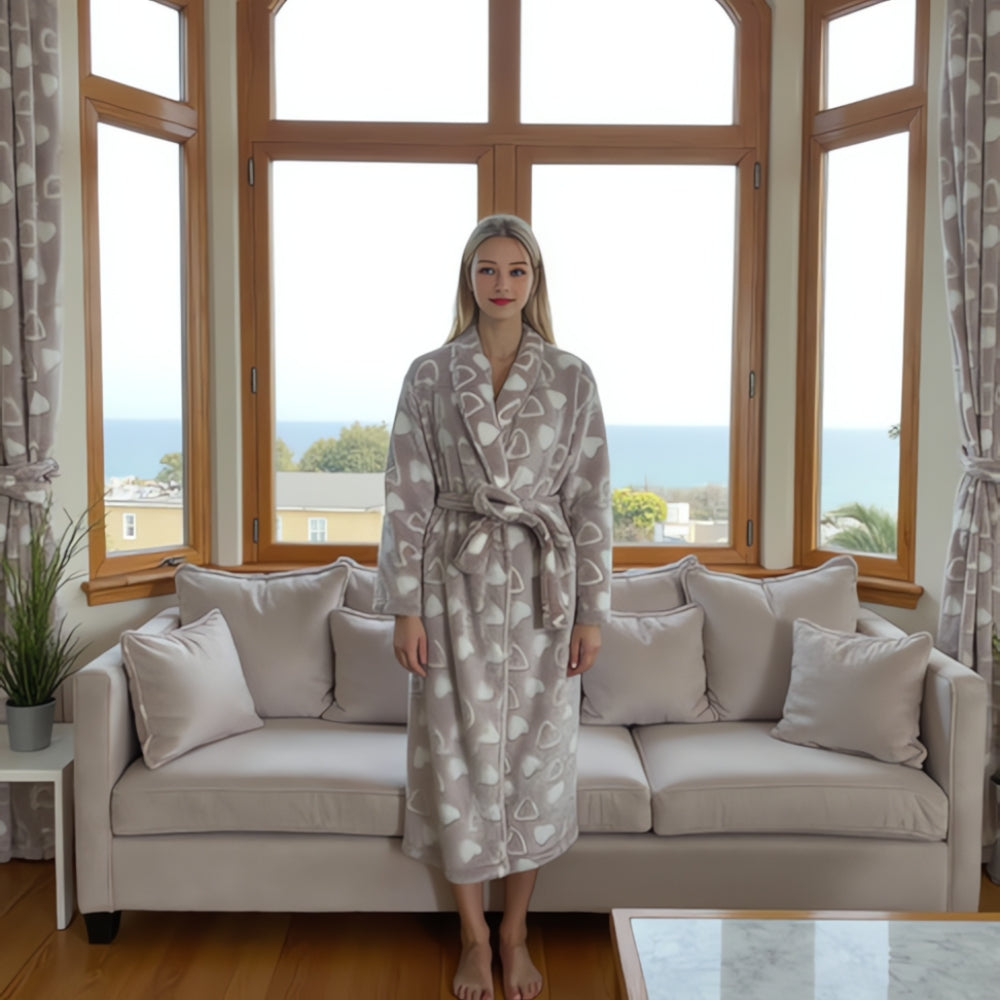 Bademantel aus weichem Fleece