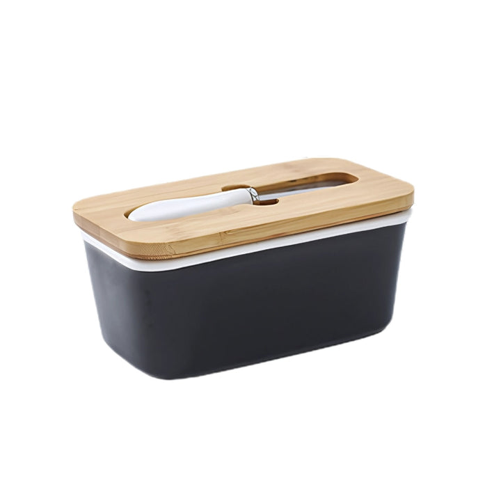 Butterdose mit integriertem Butterschneider