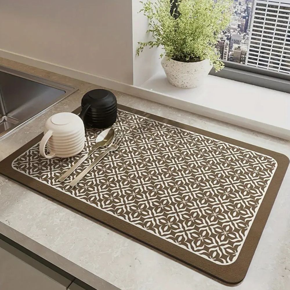 Silikon-Abtropfmatte mit Mandala-Muster