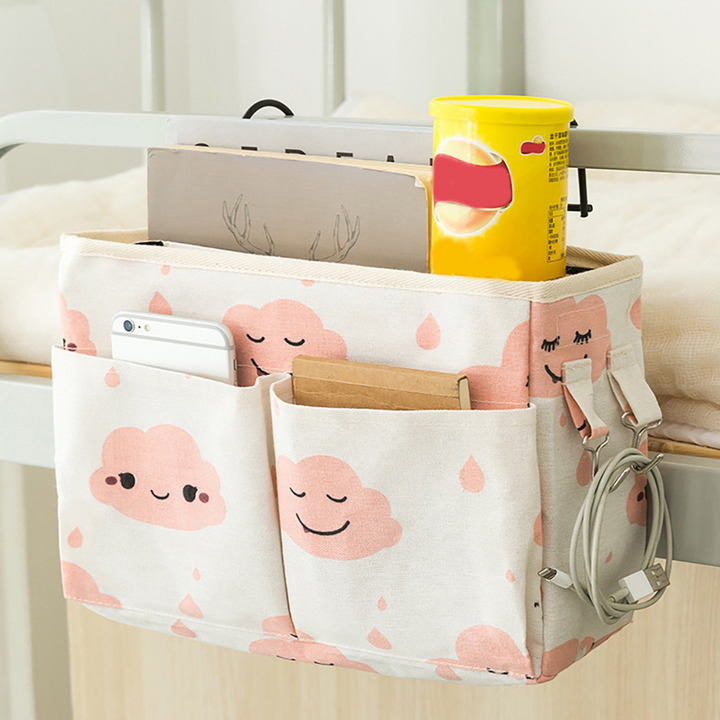 Hängender Bett-Organizer mit Taschen