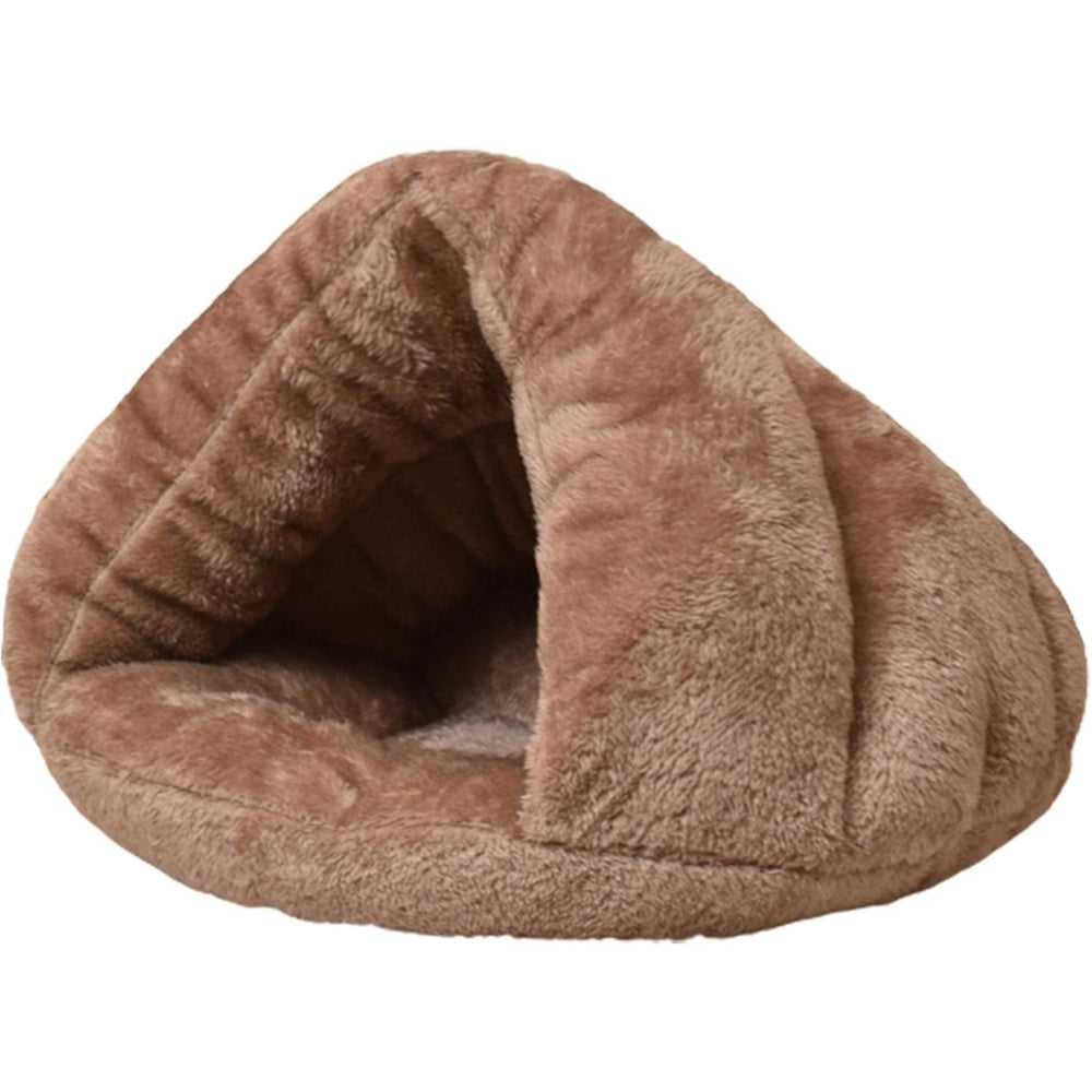 Iglu-Kuschelbett aus Fleece für Haustiere
