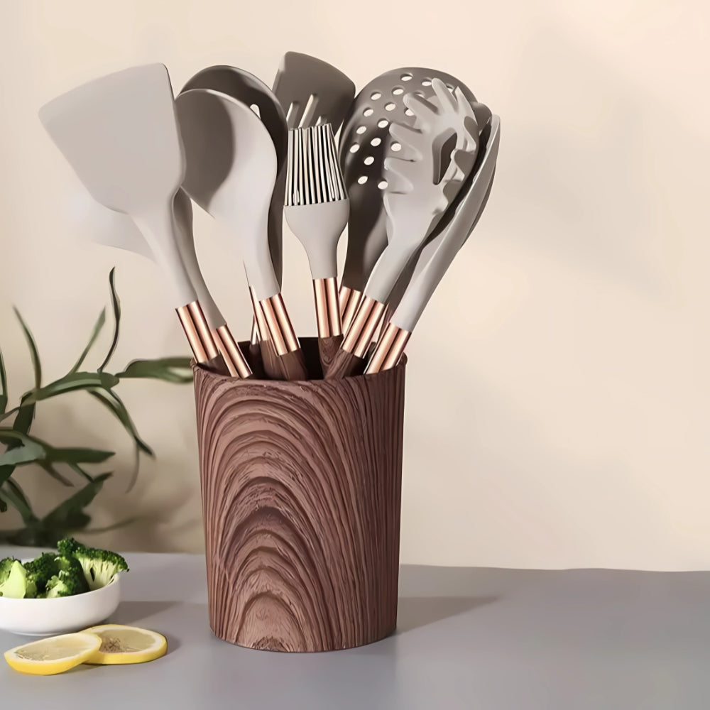 Küchenutensilien aus Silikon, 10er-Set