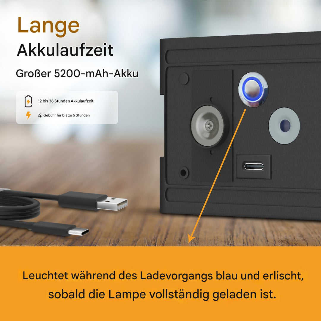 Noiralux™ | Kabellose LED-Wandleuchte