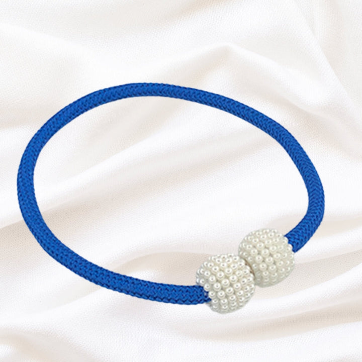 Magnetische Raffhalter mit Schmuckperlen, 2er-Set