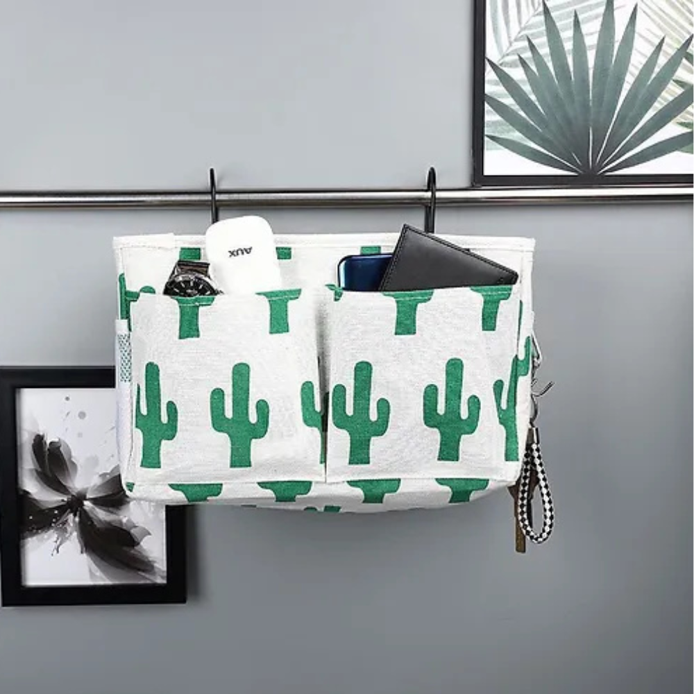 Hängender Bett-Organizer mit Taschen