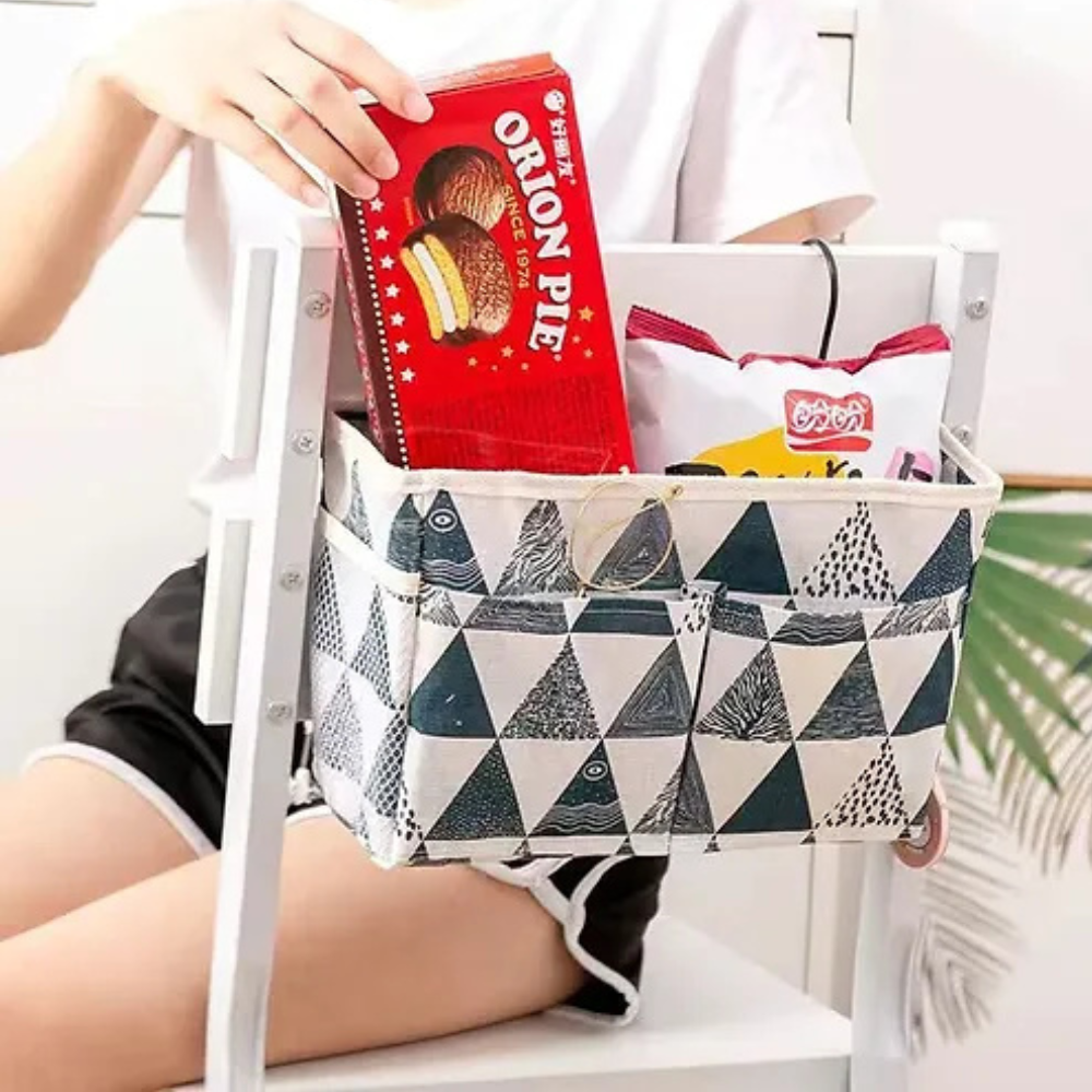 Hängender Bett-Organizer mit Taschen