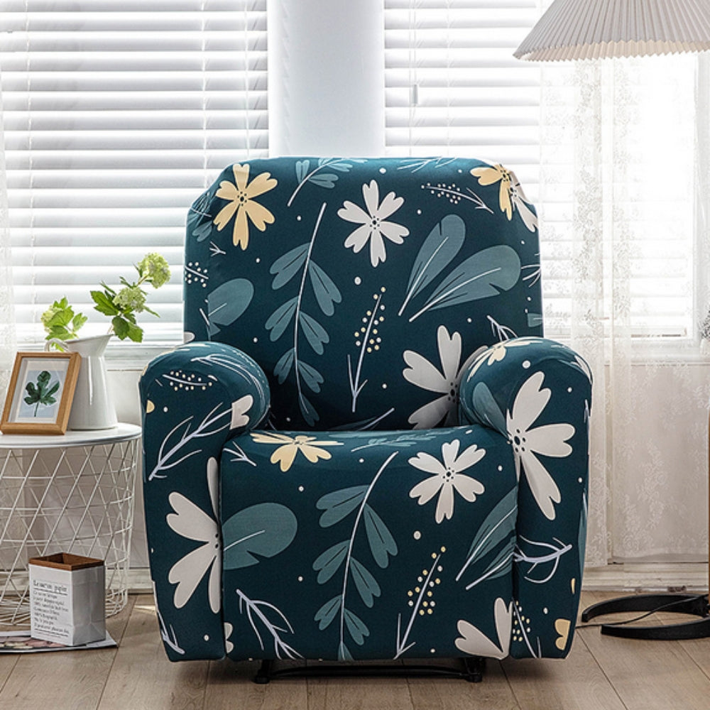 Sesselbezug mit Blumenmuster, elf Motive