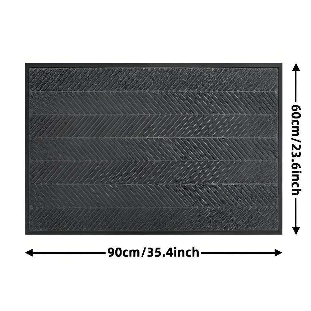 Fußmatte mit Chevron-Rillen