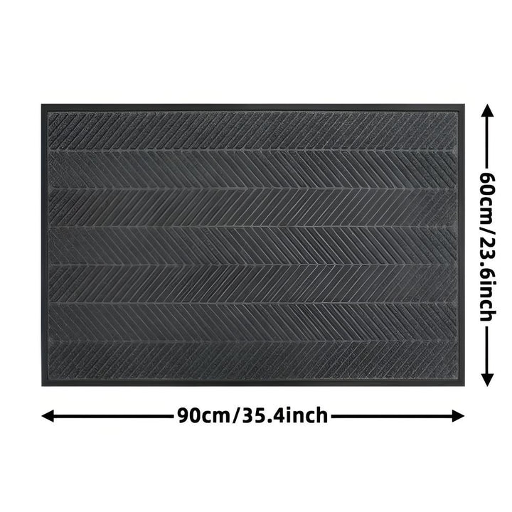Fußmatte mit Chevron-Rillen
