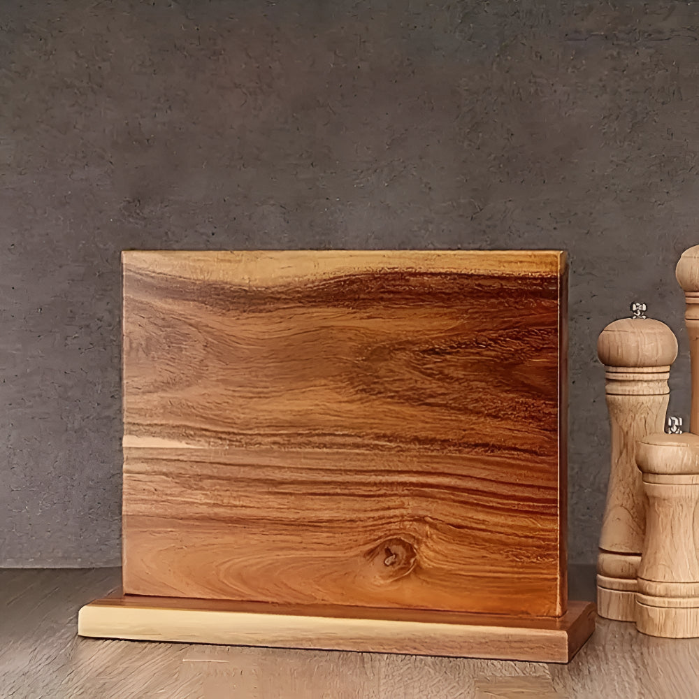 Magnetischer Messerhalter aus Holz
