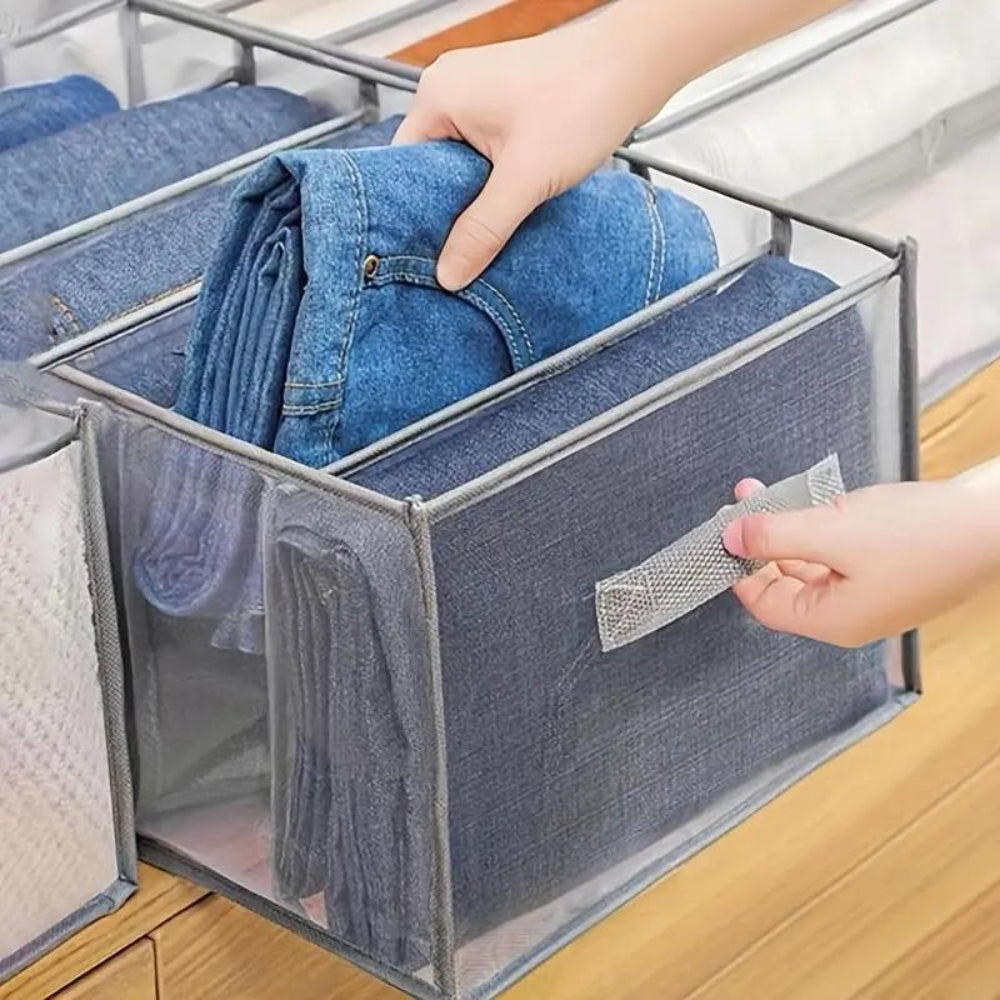 Schubladentrenner mit 7 Fächern und Griff