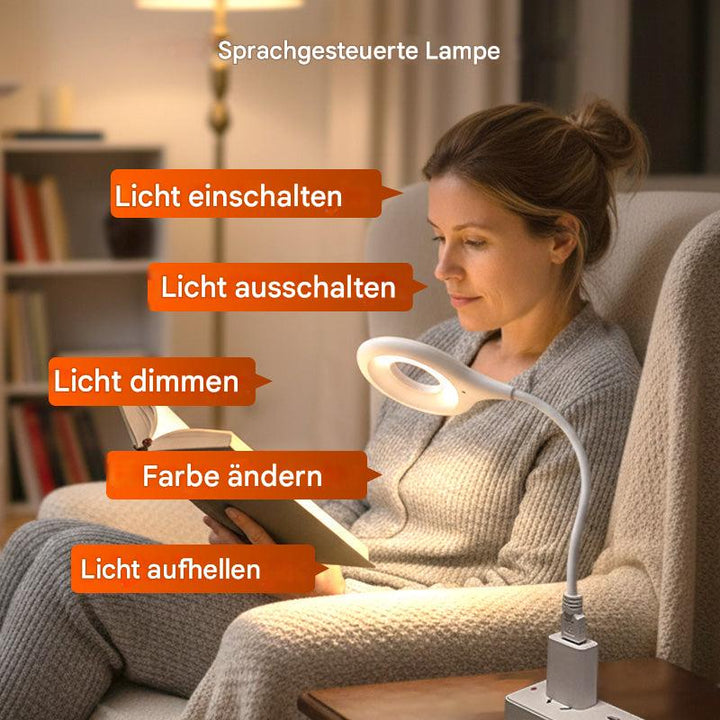 Vocéon™ | Sprachgesteuerte LED-Schreibtischlampe