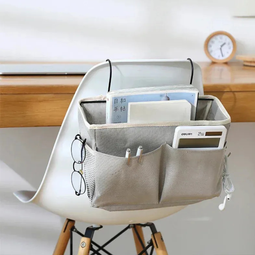 Hängender Bett-Organizer mit Taschen