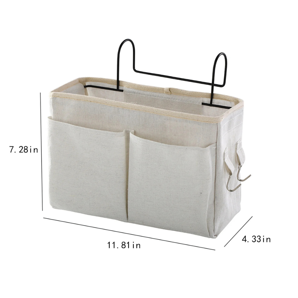Hängender Bett-Organizer mit Taschen