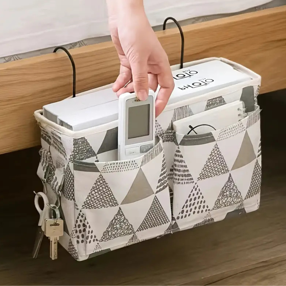 Hängender Bett-Organizer mit Taschen
